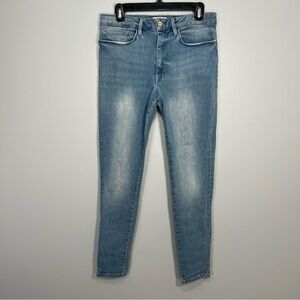 Frame Jeans Womens 2 Blue Light Wash Le One Skinny High Rise Stretch Casual